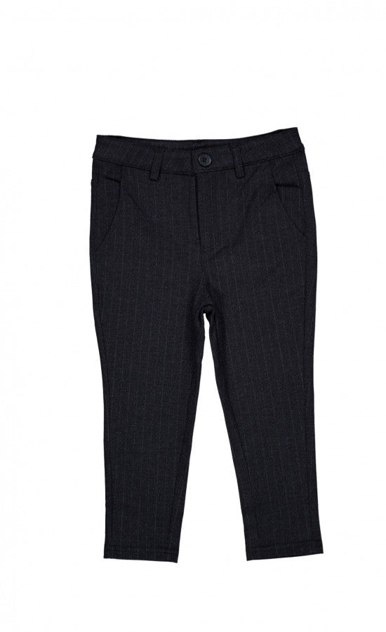 Arza Grey Pinstripe Ponte Pants - Posh New York