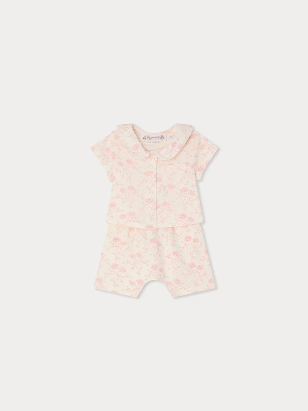 Baby Set Pink Floral - Fl Rose Pale 521 - Posh New York