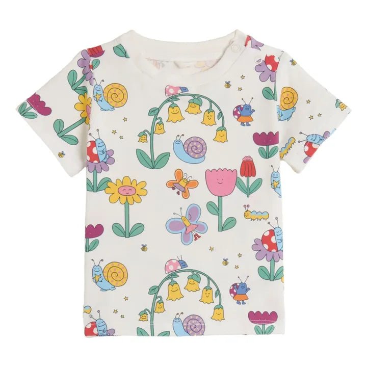 Baby SS Printed T-Shirt - White - Posh New York