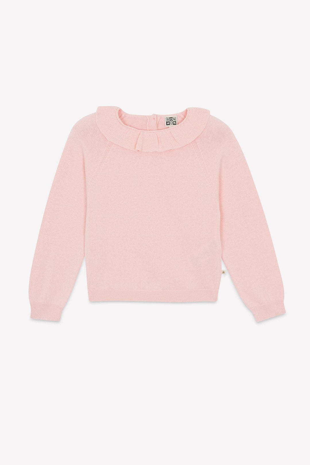 Beautiful Knit Sweater W/ Buttons - Rose Sunset - Posh New York