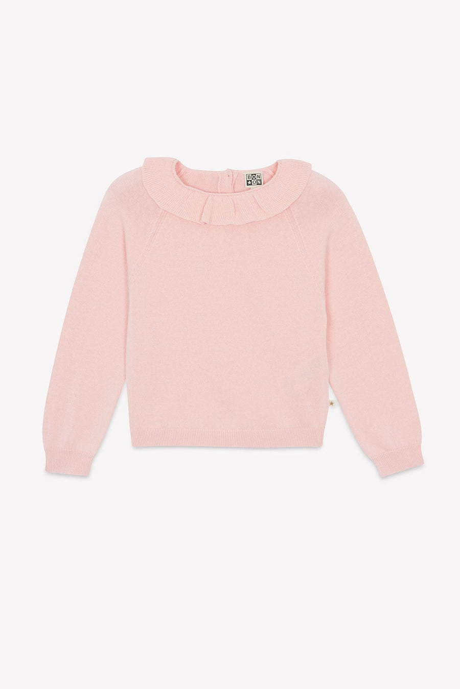 Beautiful Knit Sweater W/ Buttons - Rose Sunset - Posh New York