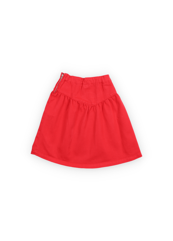 Bellis Tulip Red Skirt - Tulip Red - Posh New York