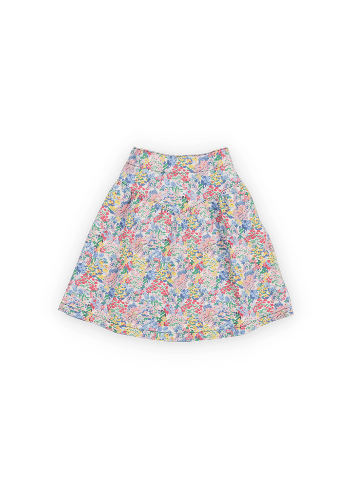 Bellis Verbena Print Skirt - Verbena Print - Posh New York