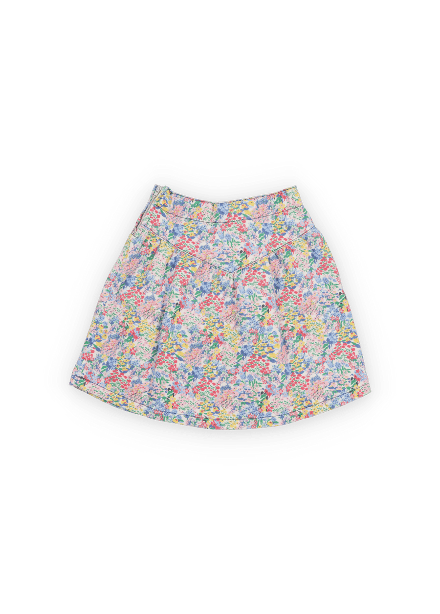 Bellis Verbena Print Skirt - Verbena Print - Posh New York