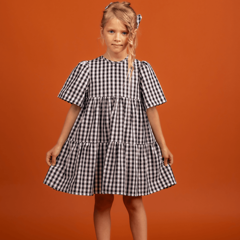 Benji Cotton Dress - Black - Posh New York