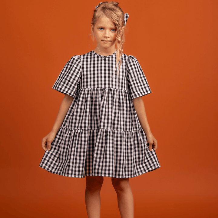 Benji Cotton Dress - Black - Posh New York