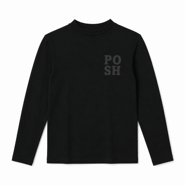 BLACK POSH LOGO TEE - Posh New York
