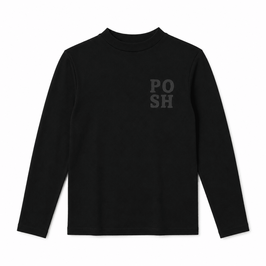 BLACK POSH LOGO TEE - Posh New York