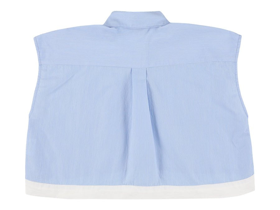 Blue Shirt With Collar - Bleu - Posh New York