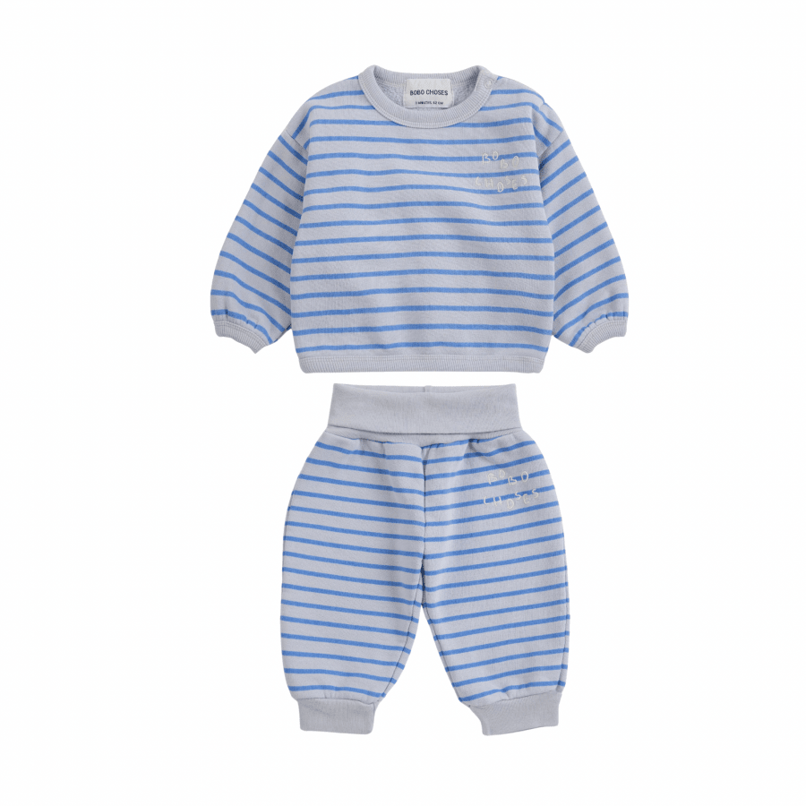 Bobo Choses stripes sweatshirt Set - Posh New York