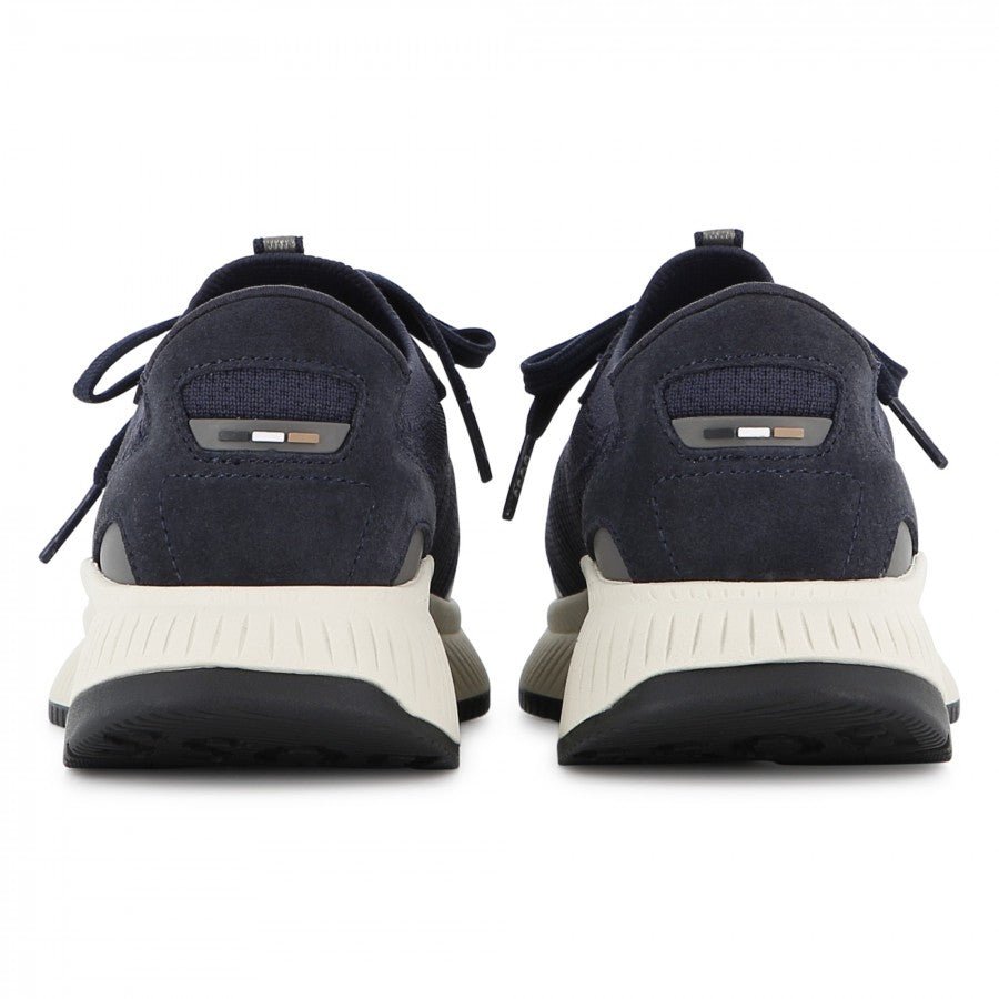BOSS NAVY SOCK SNEAKERS - Posh New York