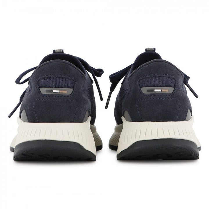 BOSS NAVY SOCK SNEAKERS - Posh New York