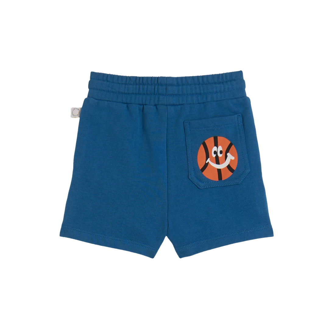 Boy Fleece Shorts - Blue - Posh New York