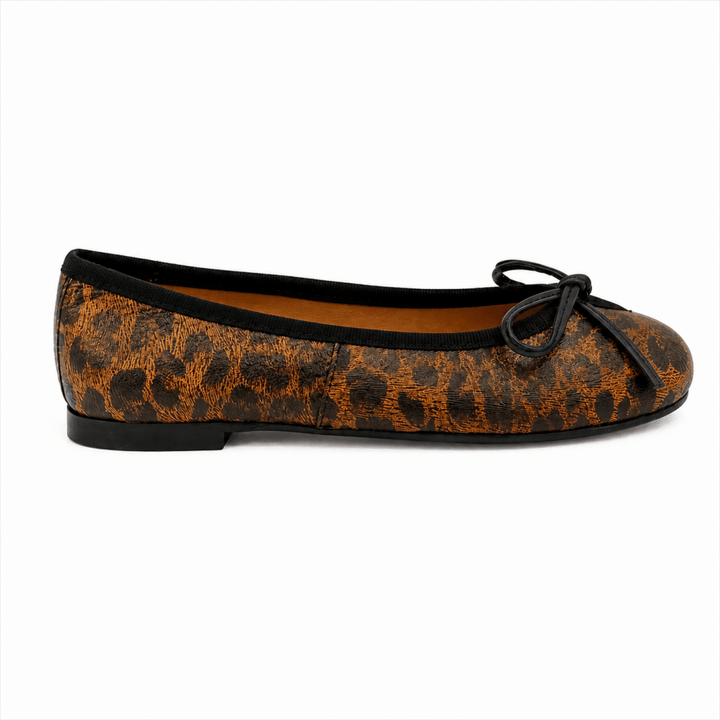 BROWN LEOPARD BALLET FLAT - Posh New York