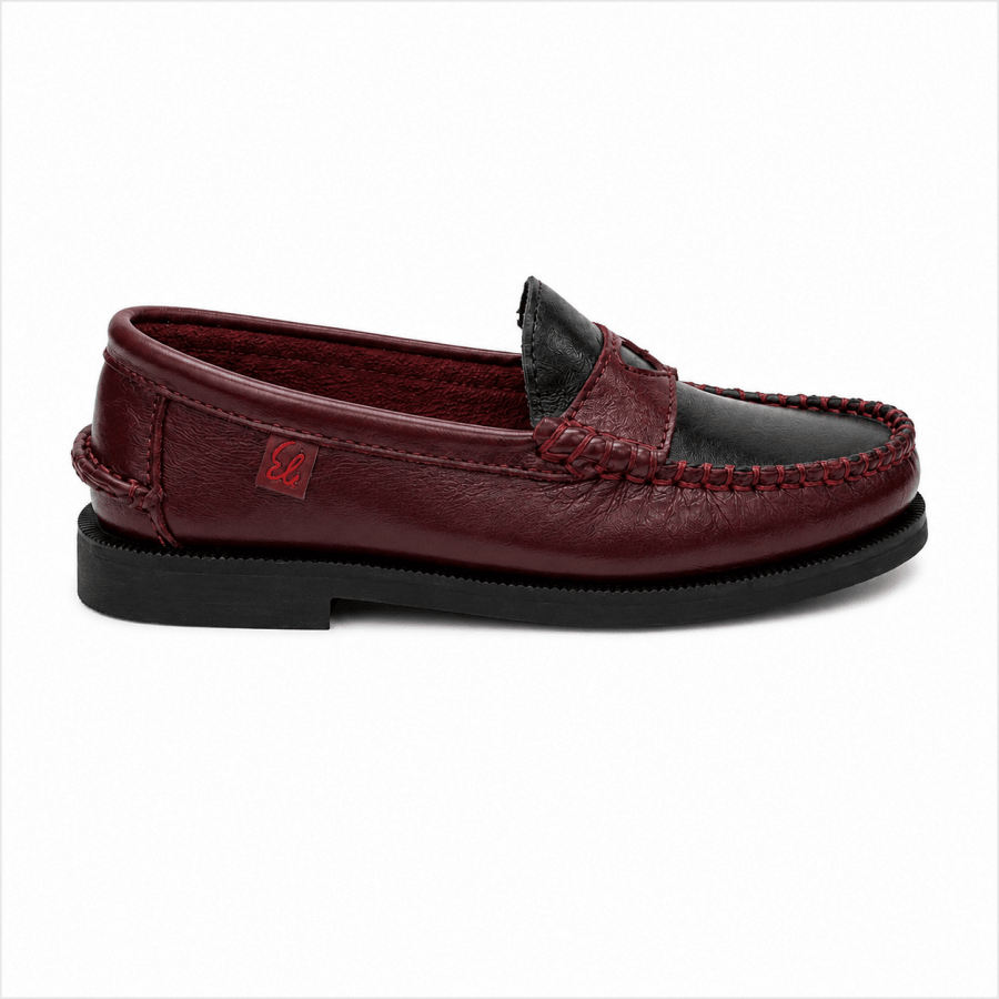 BURGUNDY HEART LOAFER - Posh New York
