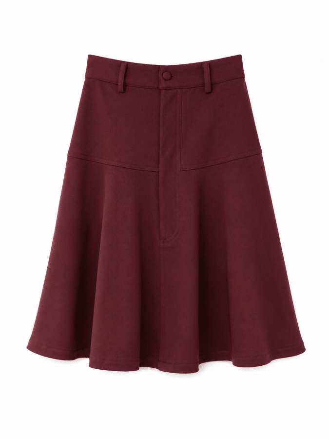 BUTTONED DROP WAIST SKIRT - Posh New York