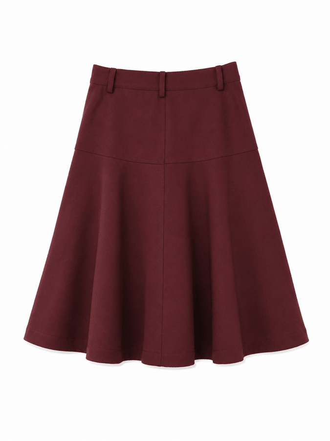 BUTTONED DROP WAIST SKIRT - Posh New York
