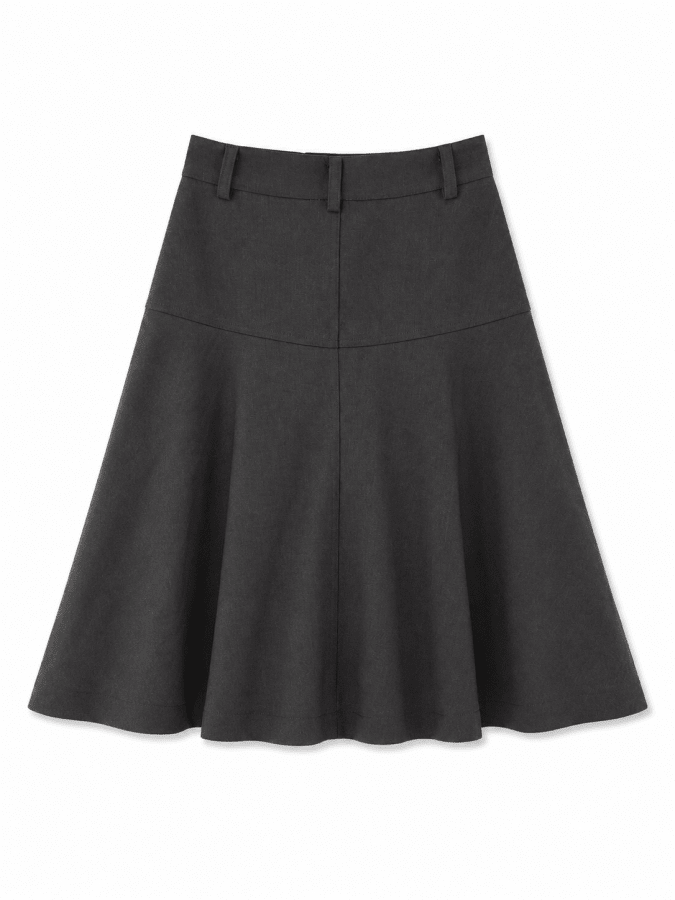 BUTTONED DROP WAIST SKIRT - Posh New York