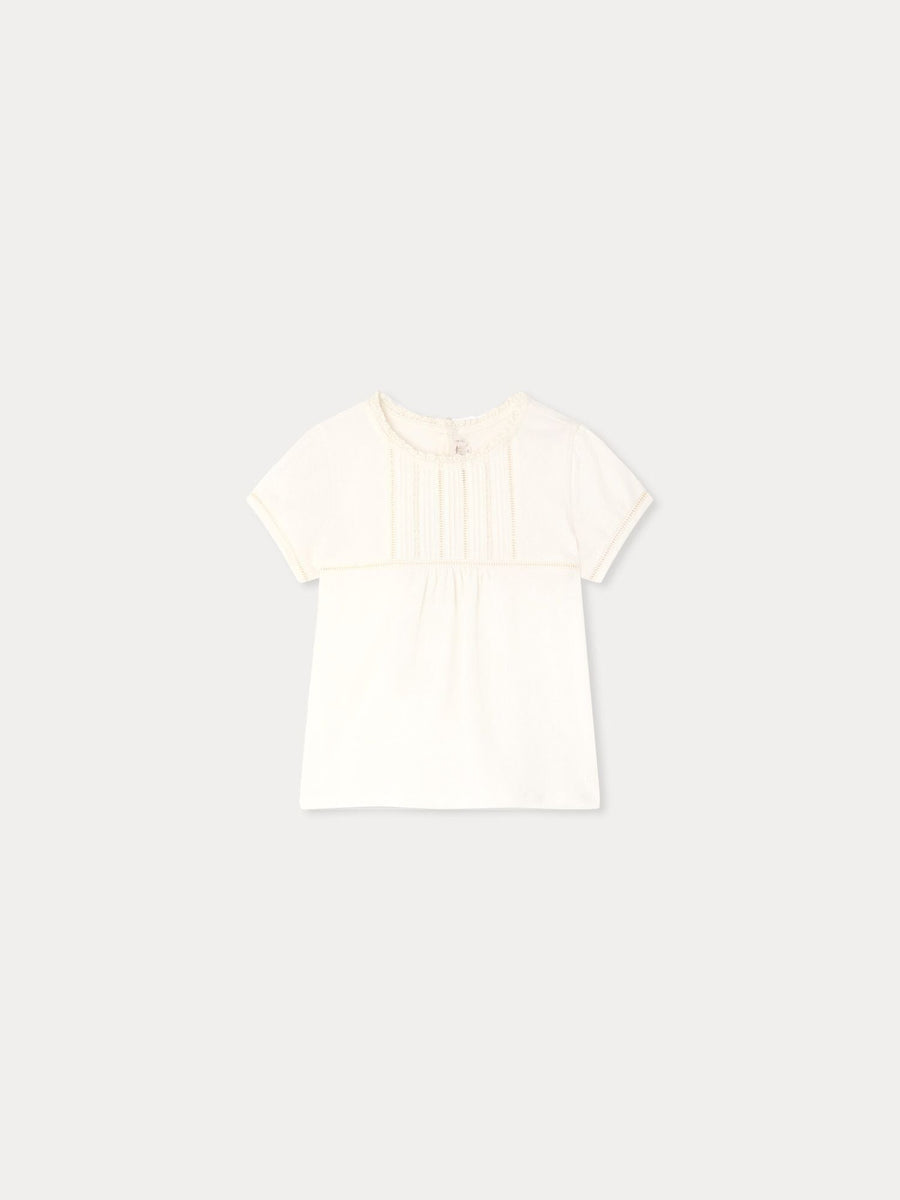 Caprica T-Shirt - Upb Blanc Lait 102 - Posh New York