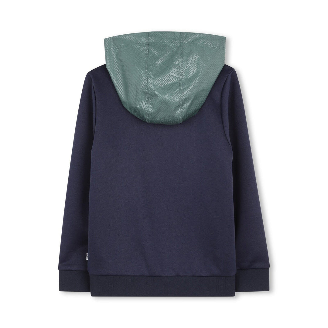 Cardigan With Boss Logo On Chest - 849 Navy - Posh New York