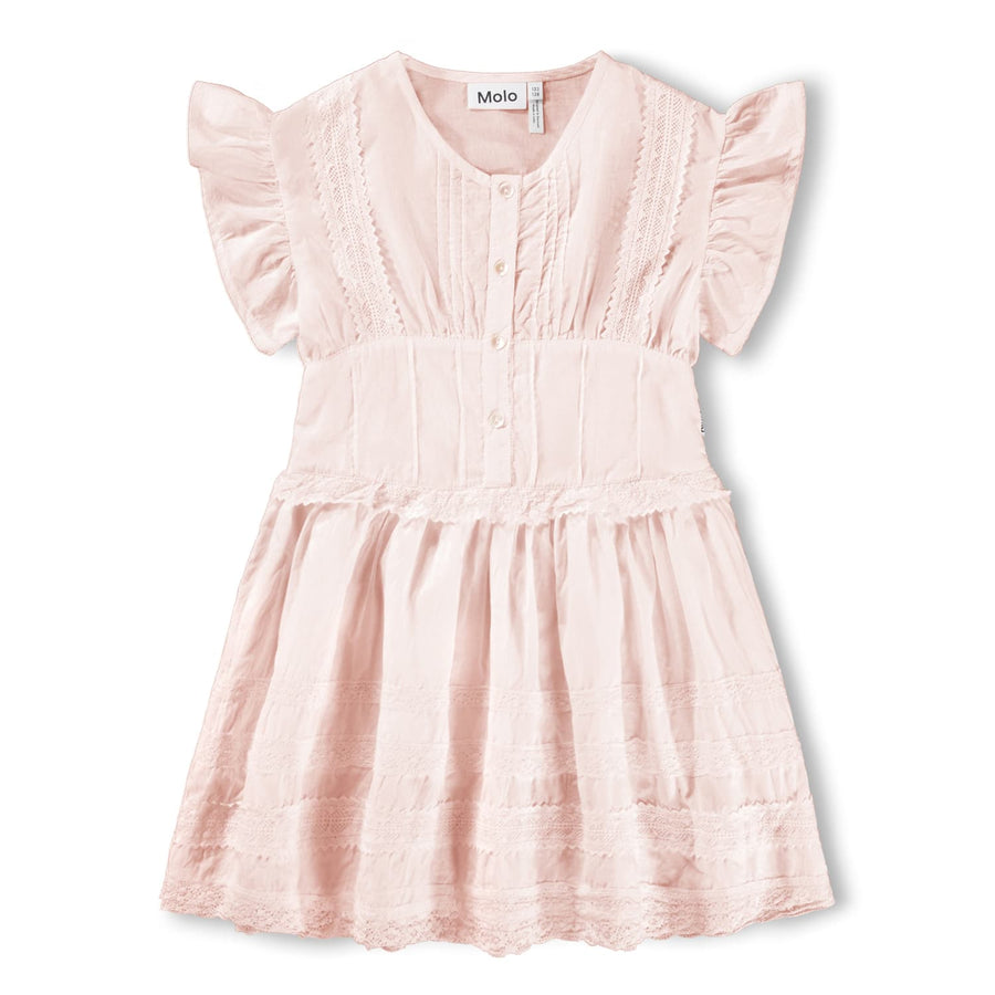 Carmelia White Dress - Cloud Pink - Posh New York