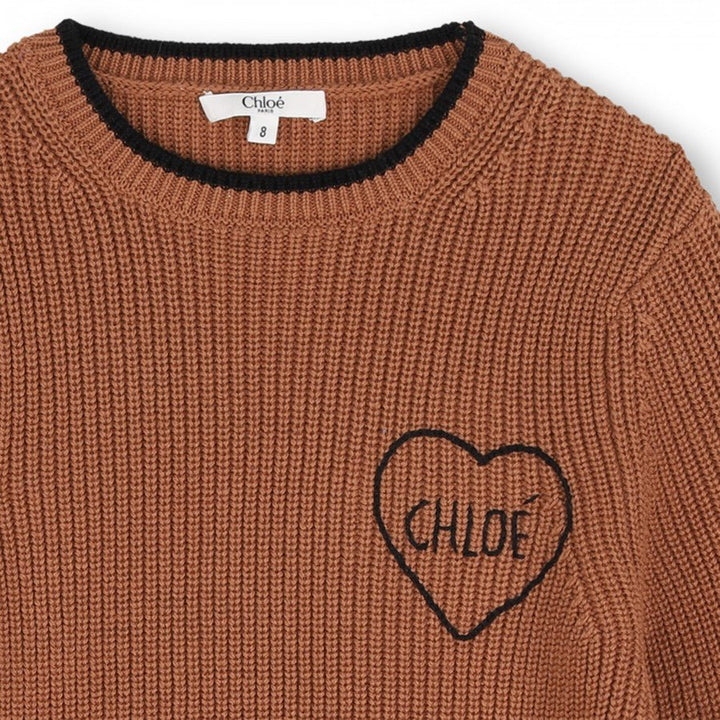 CHLOE HEART KNIT PULLOVER - Posh New York