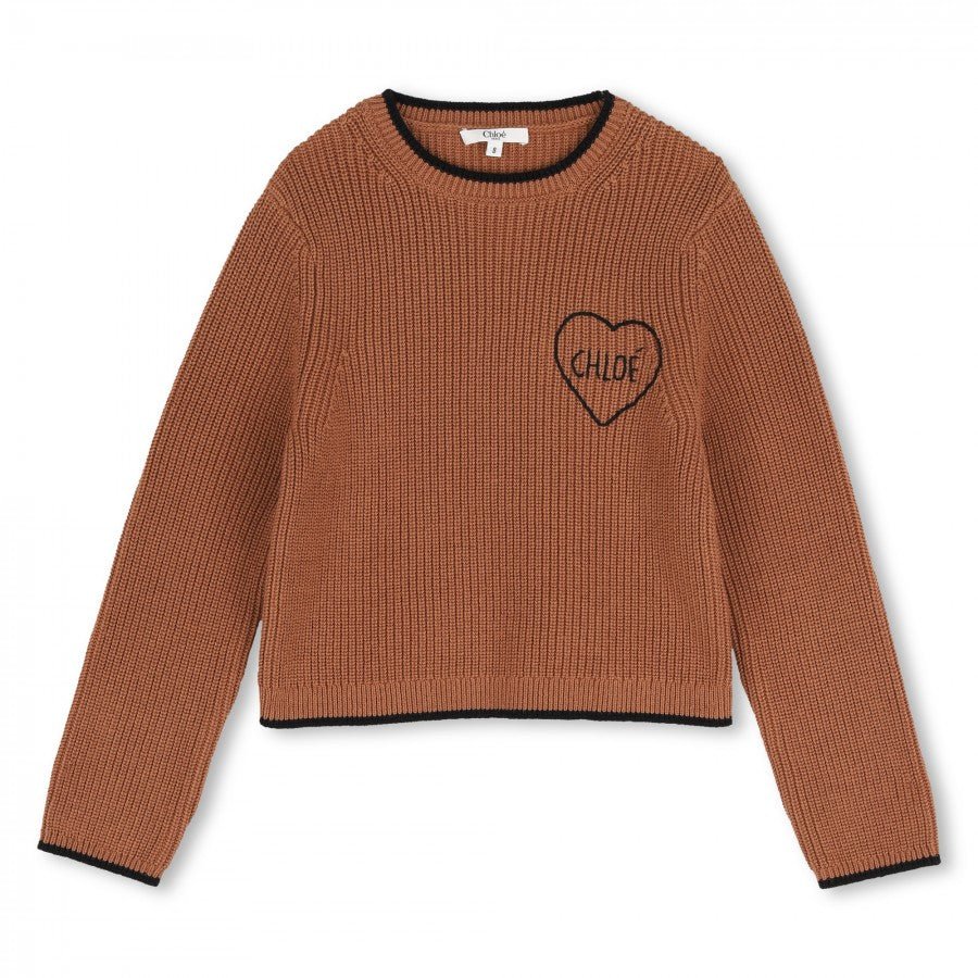 CHLOE HEART KNIT PULLOVER - Posh New York