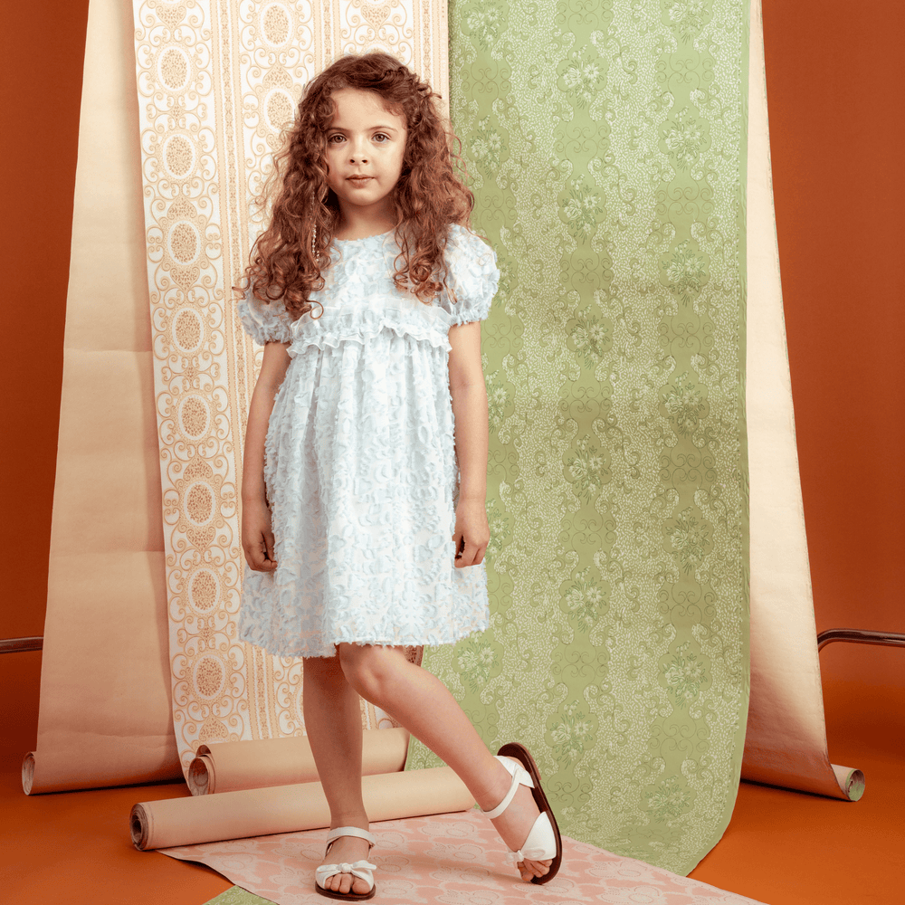 Clara Chiffon Dress - Blue - Posh New York