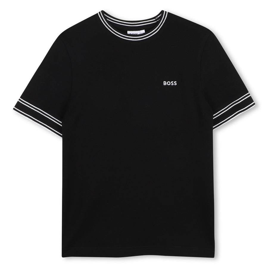 Colorful Cut Out Tee - 09B Black - Posh New York