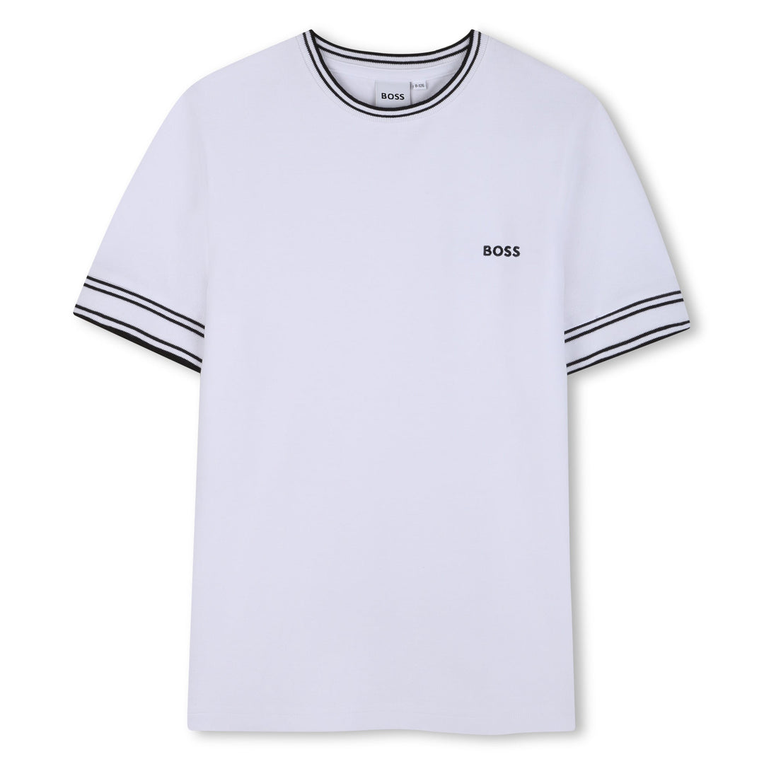 Colorful Cut Out Tee - 10P White - Posh New York