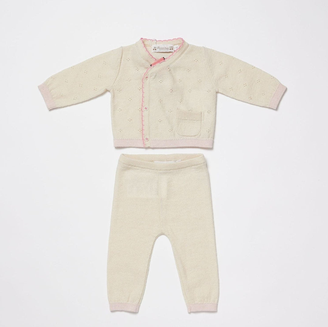 Cream and Pink Set - Blanc Naturel 902 - Posh New York