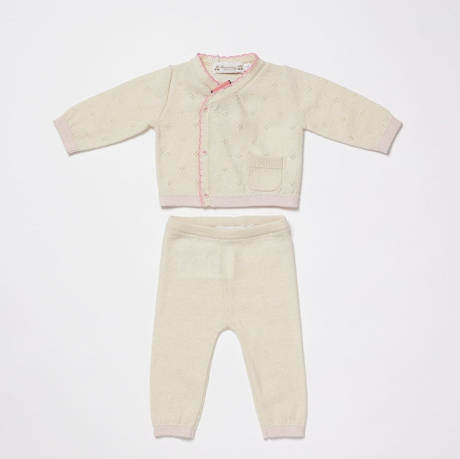 Cream and Pink Set - Blanc Naturel 902 - Posh New York