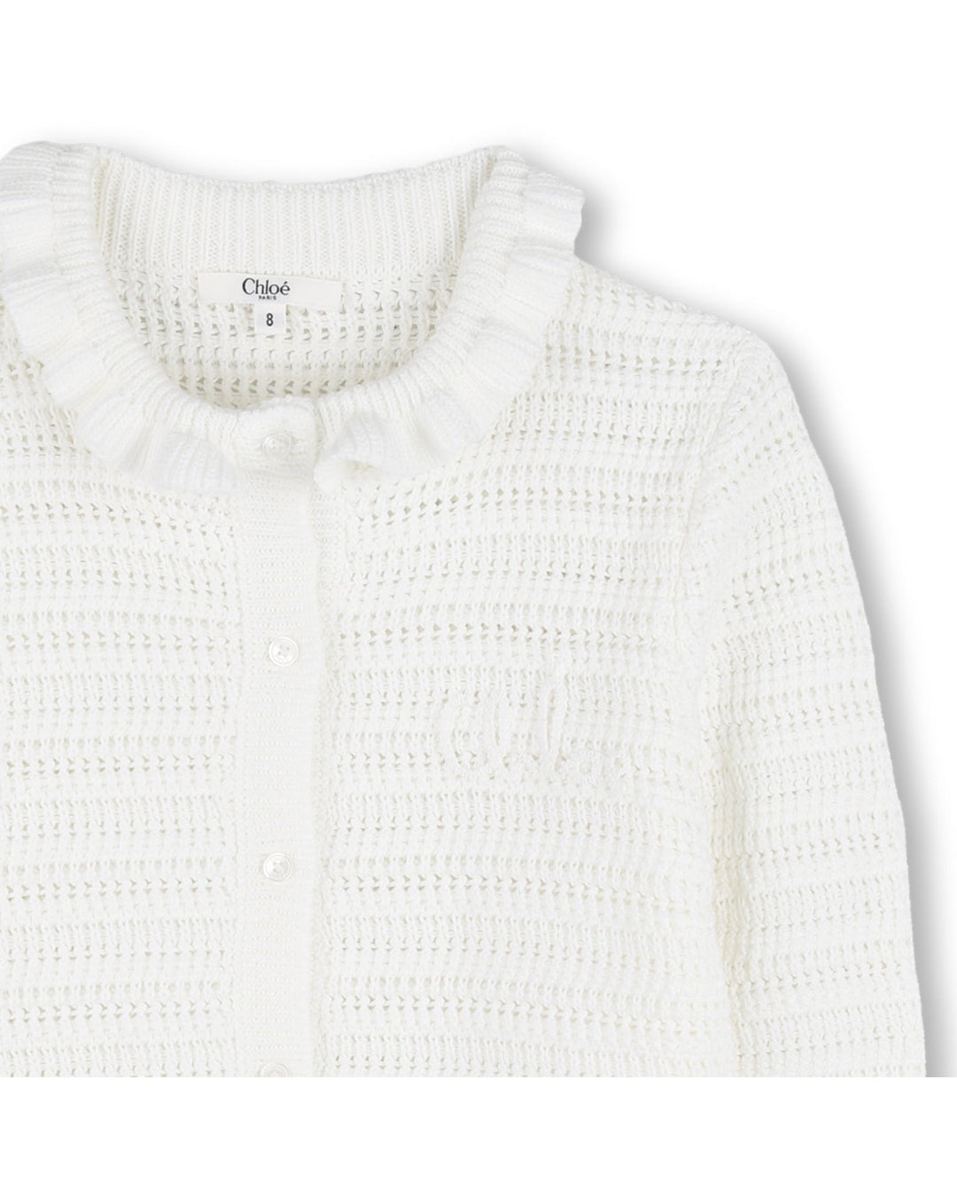 Crochet - Like Knit Cardigan - 117 OffWhite - Posh New York