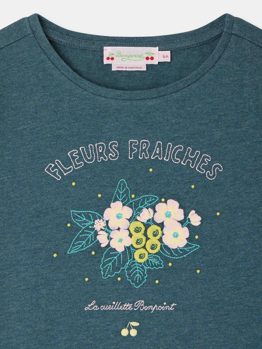 Cyana Flower Tee - Upb Emeraude 148A - Posh New York