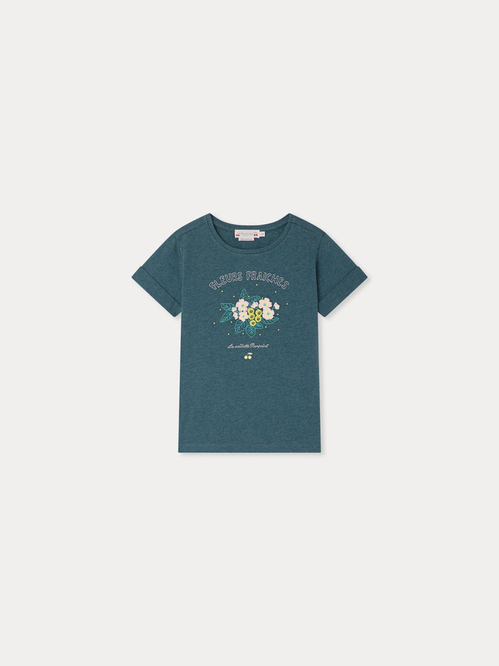 Cyana Flower Tee - Upb Emeraude 148A - Posh New York