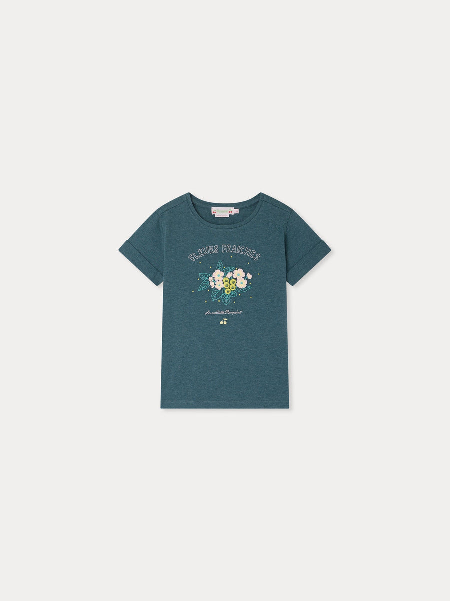 Cyana Flower Tee - Upb Emeraude 148A - Posh New York
