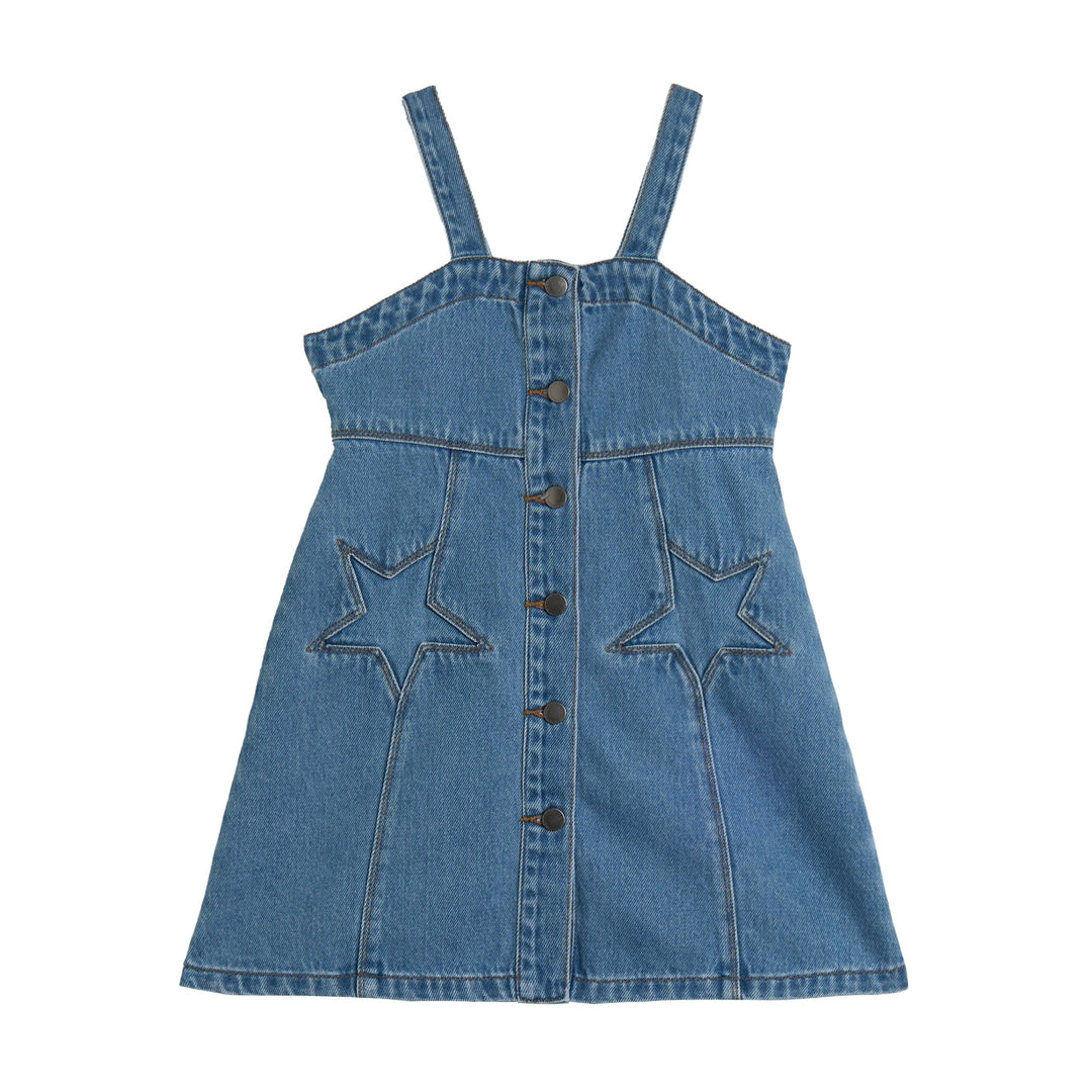 Denim Jumper - Blue - Posh New York