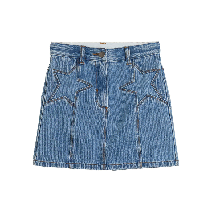 Denim Skirt - Blue - Posh New York