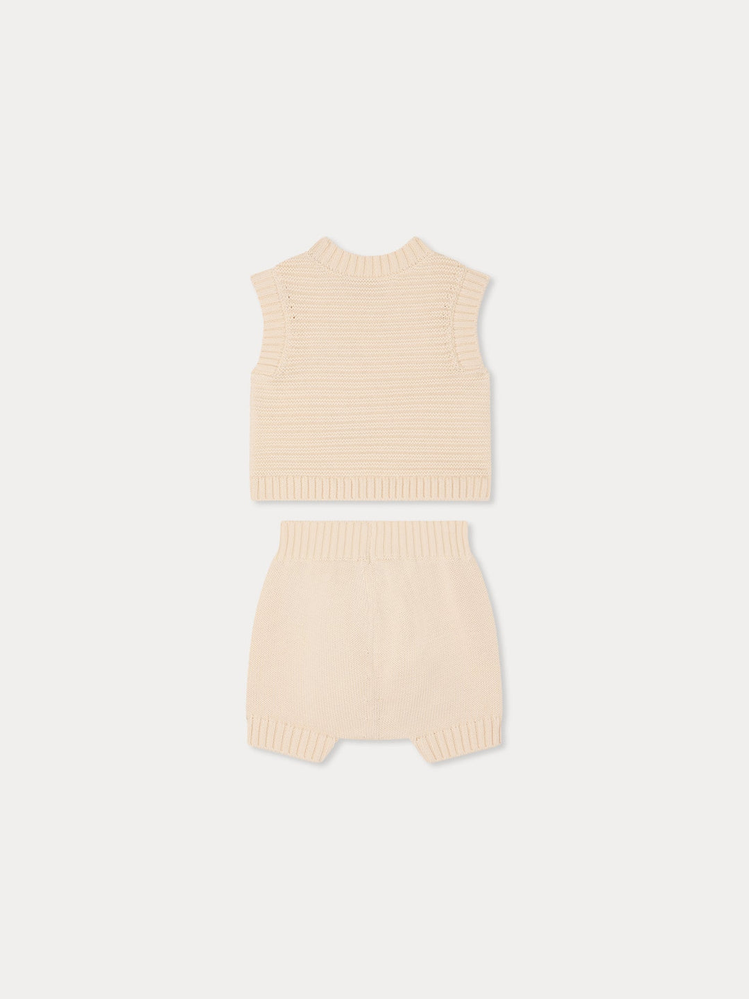 Elegant White Knit Set - Blanc Lait 002 - Posh New York