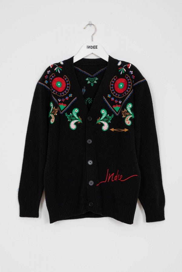 EMBROIDERED CARDIGAN - Posh New York