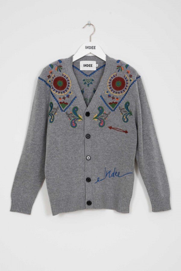 EMBROIDERED CARDIGAN - Posh New York