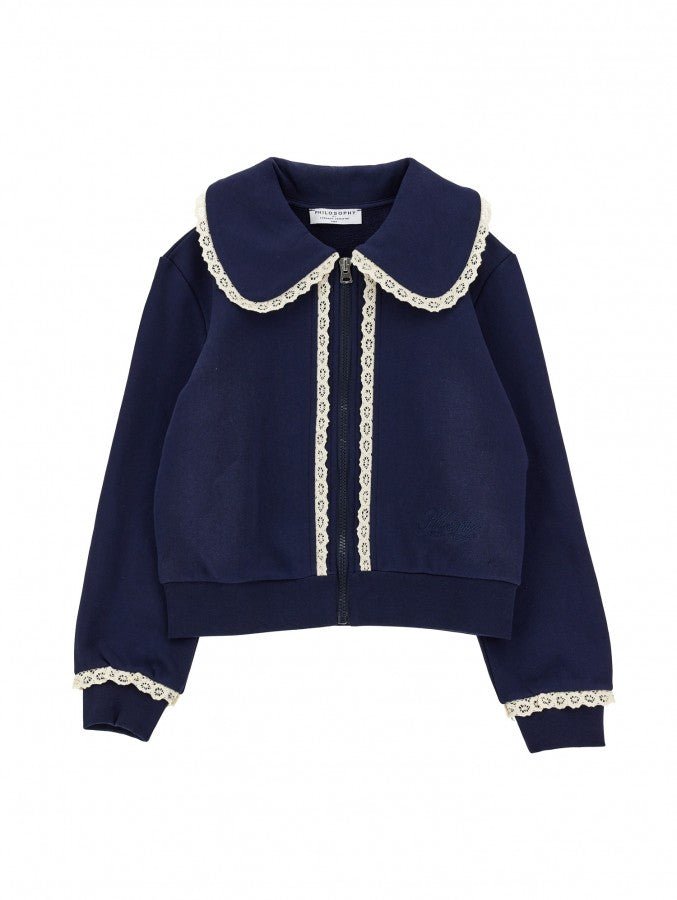 FELPA APERTA COLLAR SWEATER - Posh New York