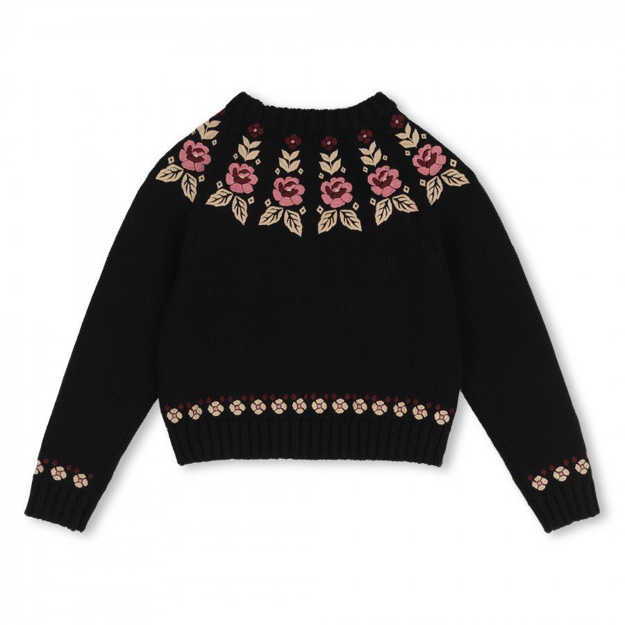 FlLORAL KNIT SWEATER - Posh New York