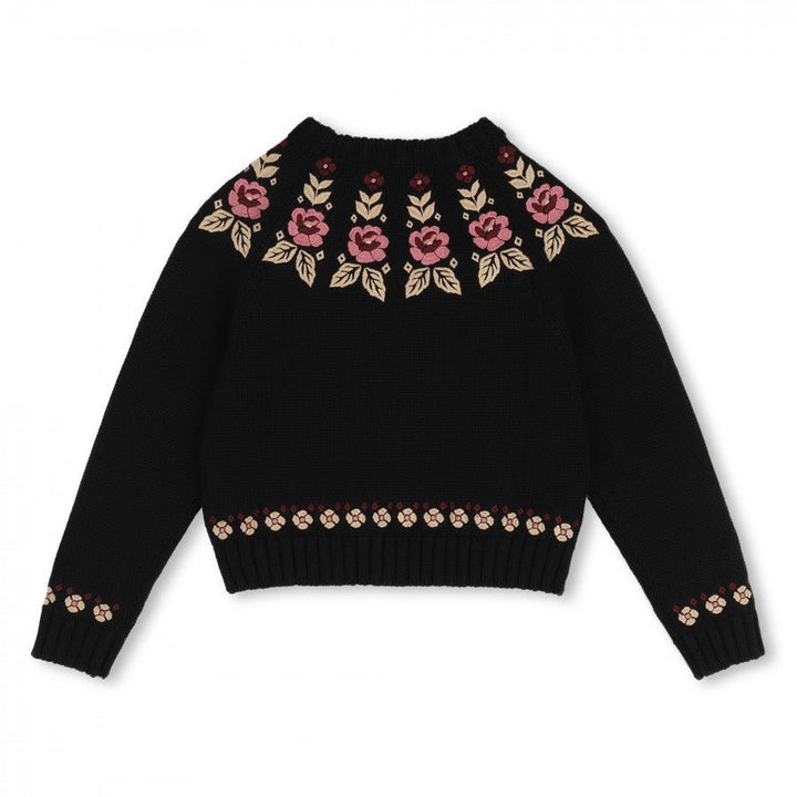 FlLORAL KNIT SWEATER - Posh New York