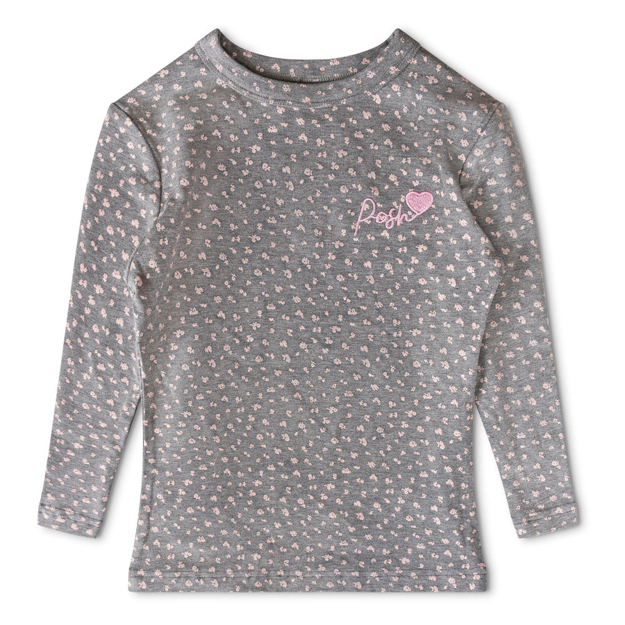 Floral Grey T-shirt - Floral - Posh New York