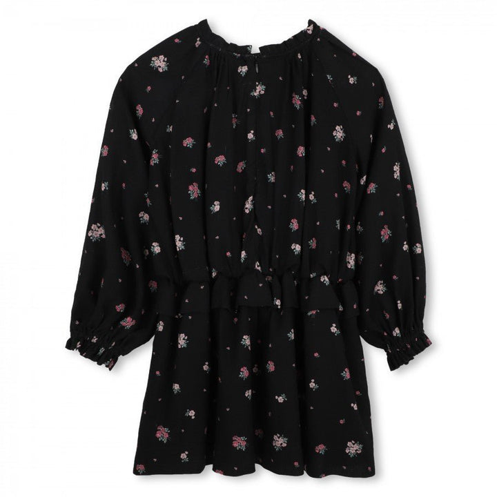 FLORAL PRINT RUFFLED DRESS - Posh New York