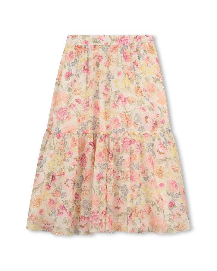 Floral Printed Woven Maxi Skirt - Z41 Multicoloured - Posh New York