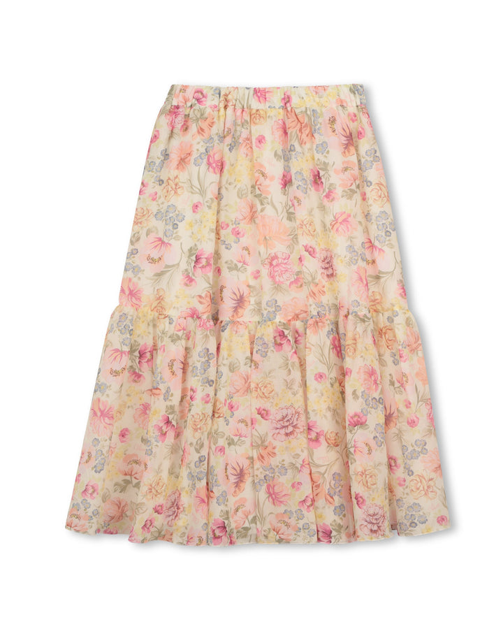 Floral Printed Woven Maxi Skirt - Z41 Multicoloured - Posh New York
