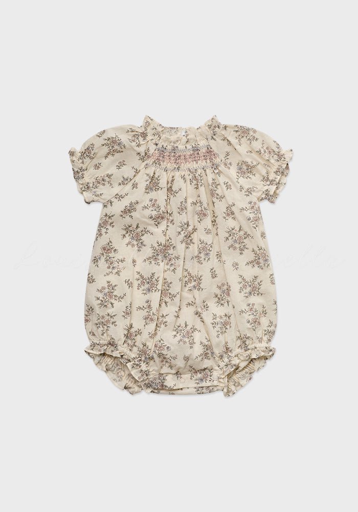 Floral Romper - Vintage Pink - Posh New York