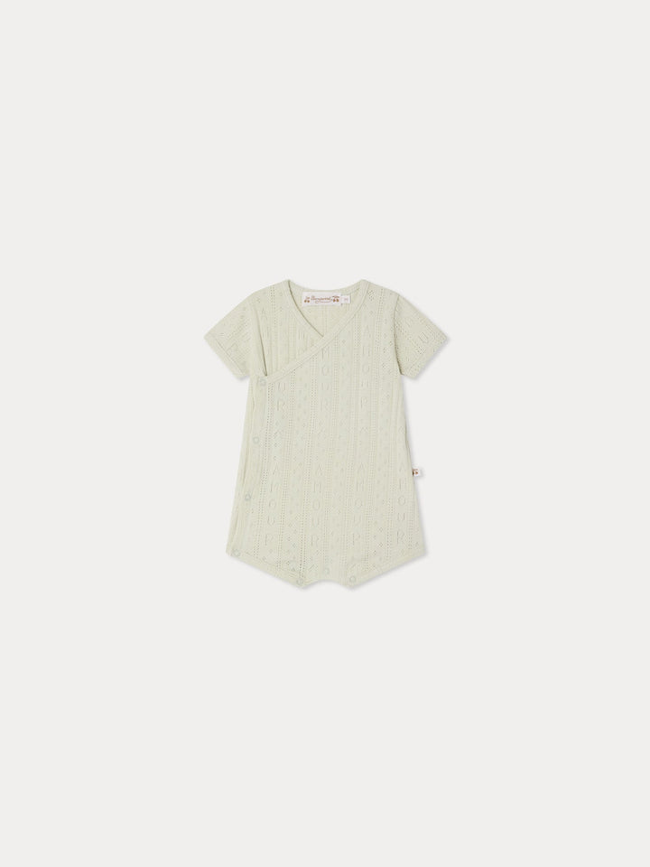 Grey Knit Pajama - Vert Celadon 041C - Posh New York